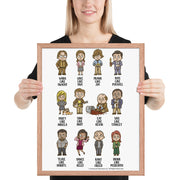 Rules To Live By Framed Poster