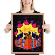 Megadesk Framed Poster
