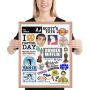 Office Icons Framed Poster