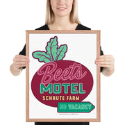 Beets Motel Framed Poster