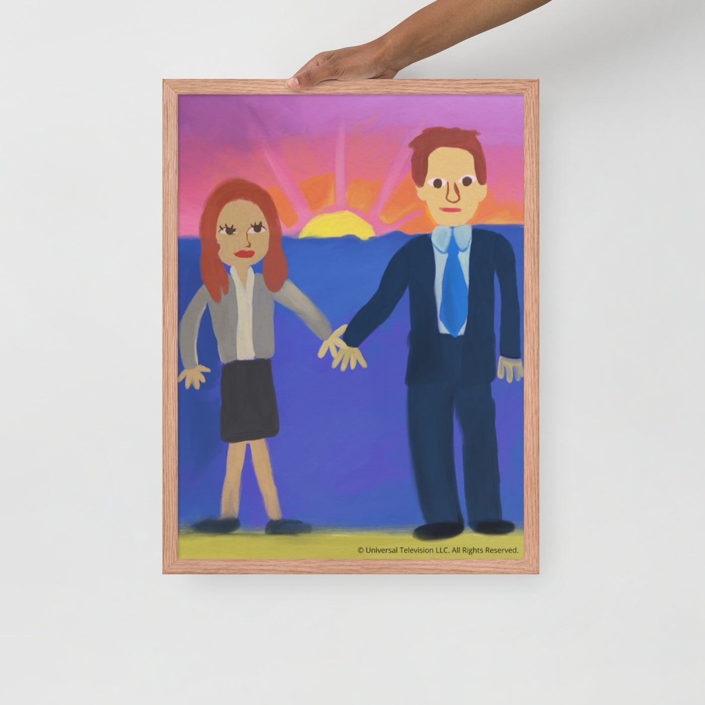 Jim and Pam Wedding Framed Poster