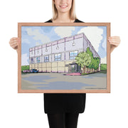 Pam's Painting Framed Poster