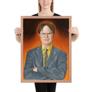 Dwight Serious Framed Poster