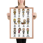 Rules To Live By Framed Poster