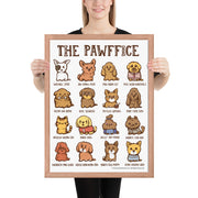 The Pawffice Framed Poster