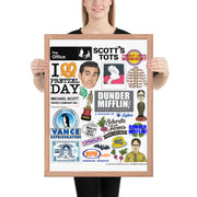 Office Icons Framed Poster