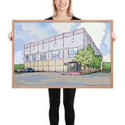 Pam's Painting Framed Poster