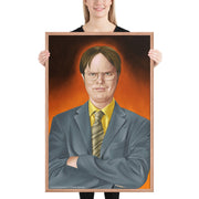 Dwight Serious Framed Poster