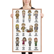 Rules To Live By Framed Poster