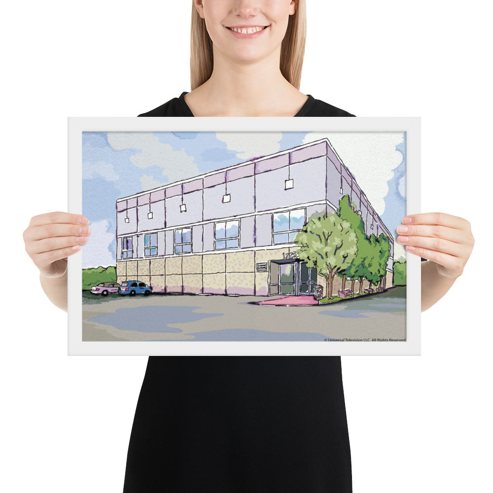 Pam's Painting Framed Poster