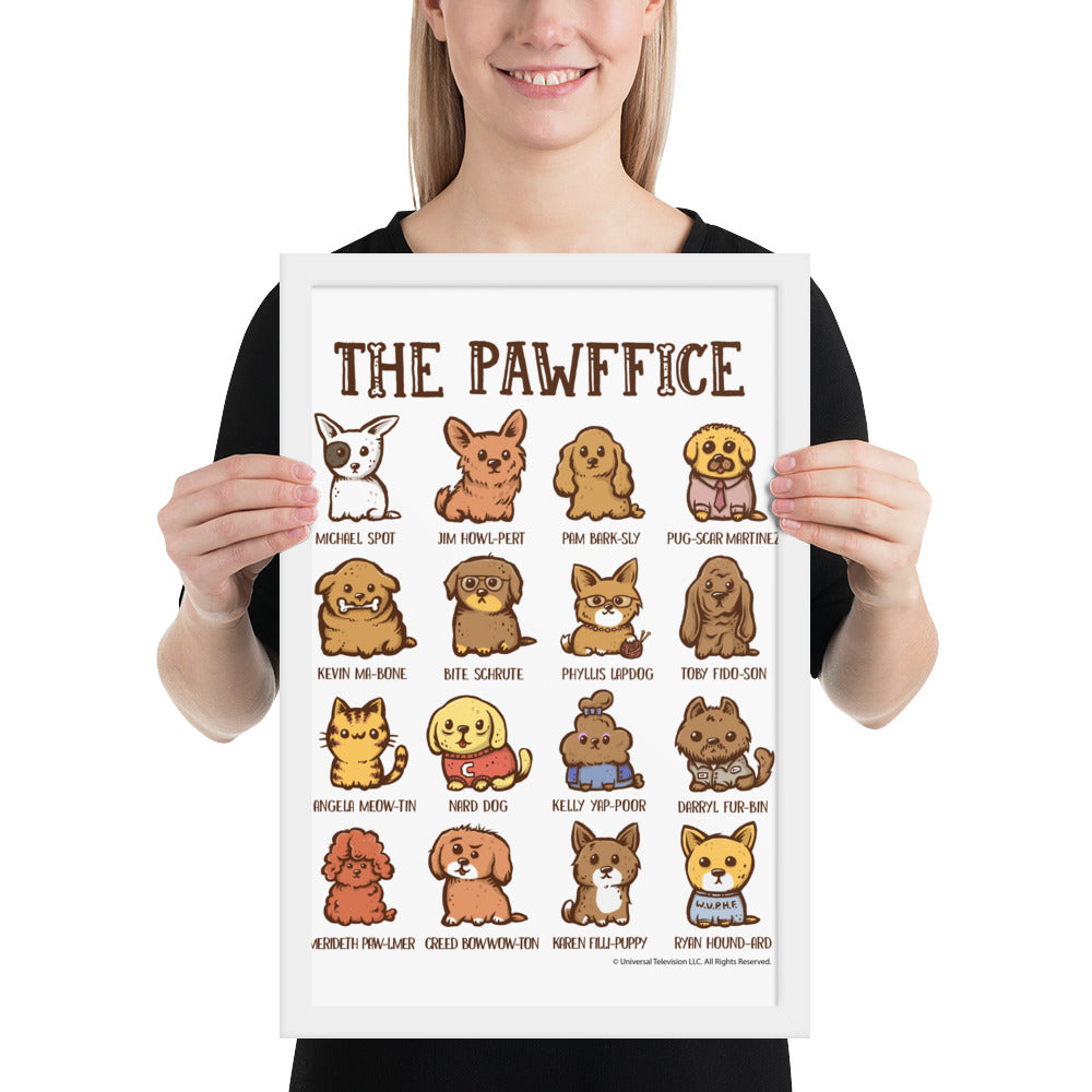 The Pawffice Framed Poster