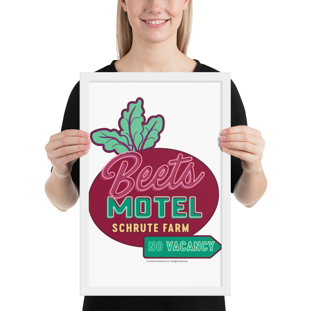 Beets Motel Framed Poster