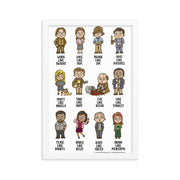 Rules To Live By Framed Poster