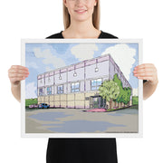 Pam's Painting Framed Poster