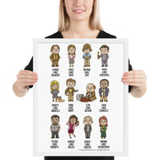 Rules To Live By Framed Poster