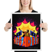 Megadesk Framed Poster