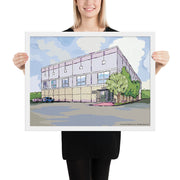 Pam's Painting Framed Poster