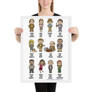 Rules To Live By Framed Poster