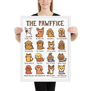 The Pawffice Framed Poster