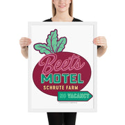 Beets Motel Framed Poster