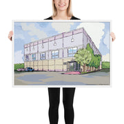Pam's Painting Framed Poster