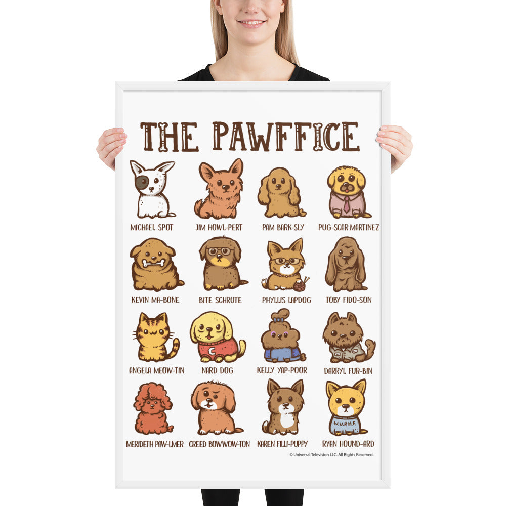 The Pawffice Framed Poster
