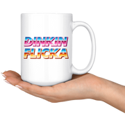 Retro Dinkin Flicka - Coffee Mug-Drinkware-Moneyline