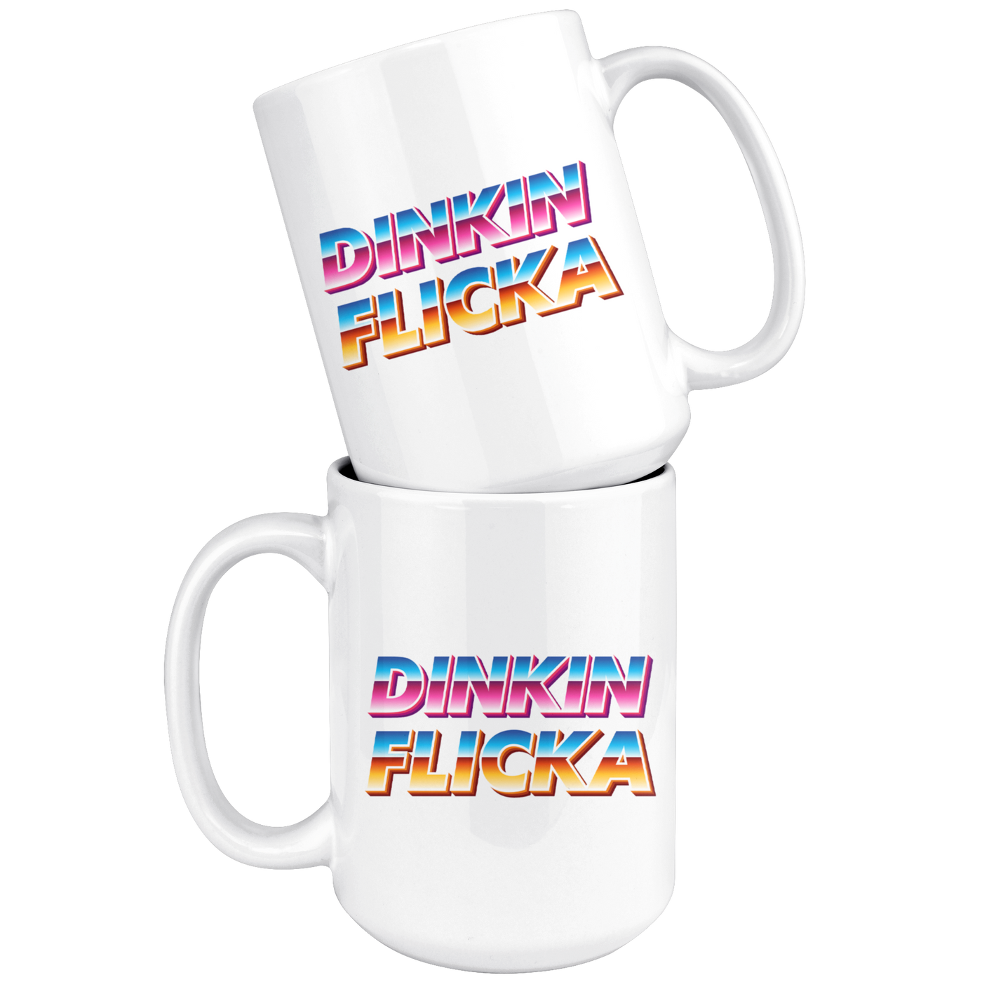 Retro Dinkin Flicka - Coffee Mug-Drinkware-Moneyline