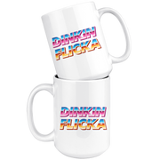 Retro Dinkin Flicka - Coffee Mug-Drinkware-Moneyline