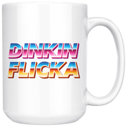 Retro Dinkin Flicka - Coffee Mug-Drinkware-Moneyline