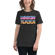 Retro Dinkin Flicka Women's Relaxed T-Shirt-Moneyline