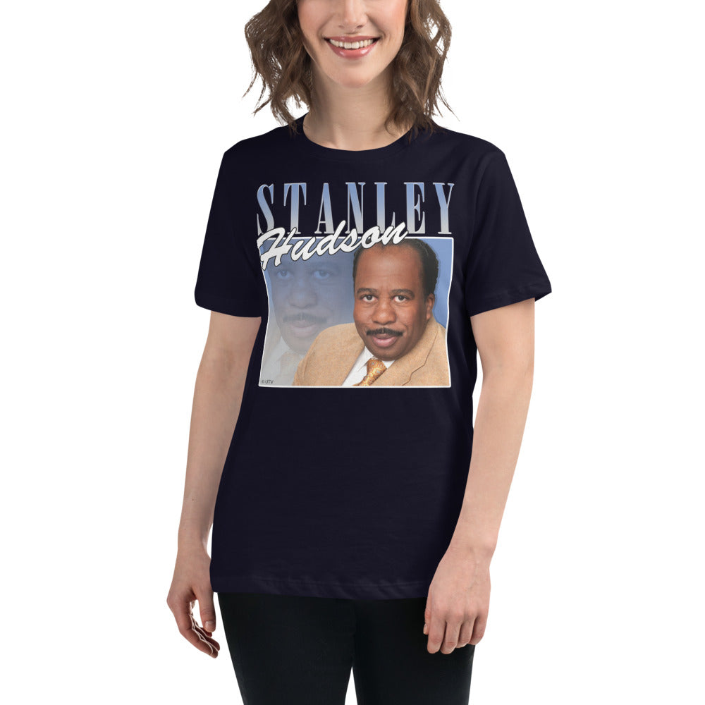 Retro Stanley Hudson Women's Relaxed T-Shirt-Moneyline