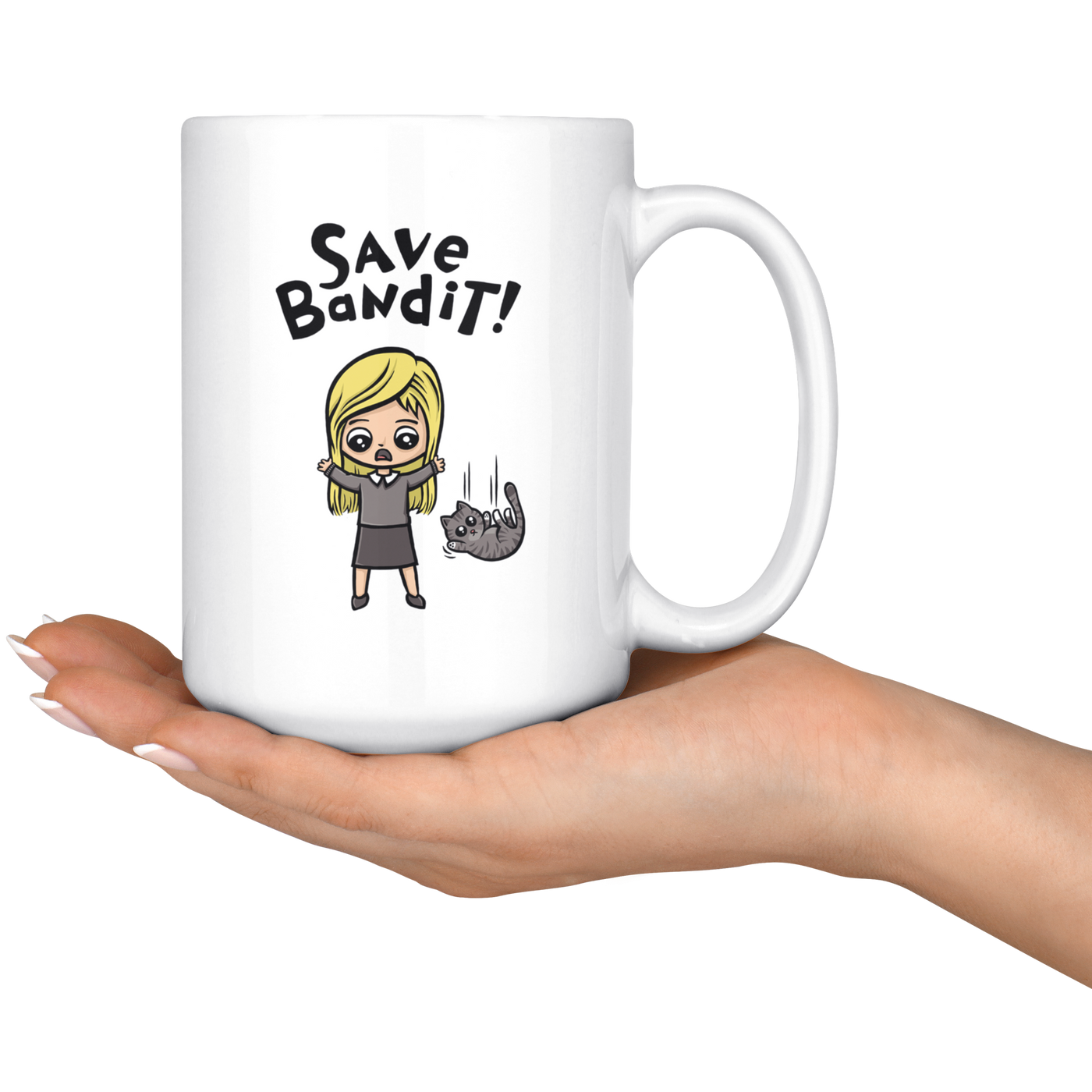 Save Bandit - Coffee Mug-Drinkware-Moneyline