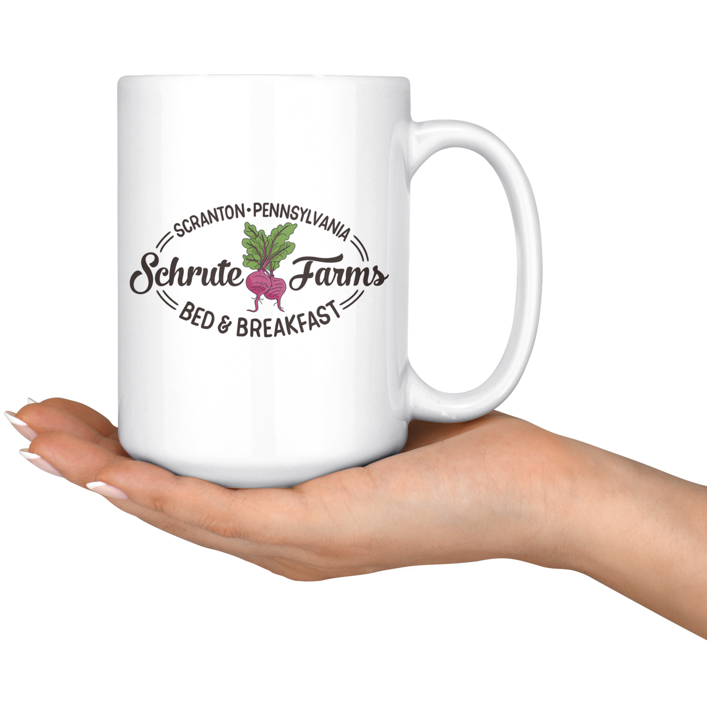 Schrute Farms - Coffee Mug-teelaunch-Moneyline