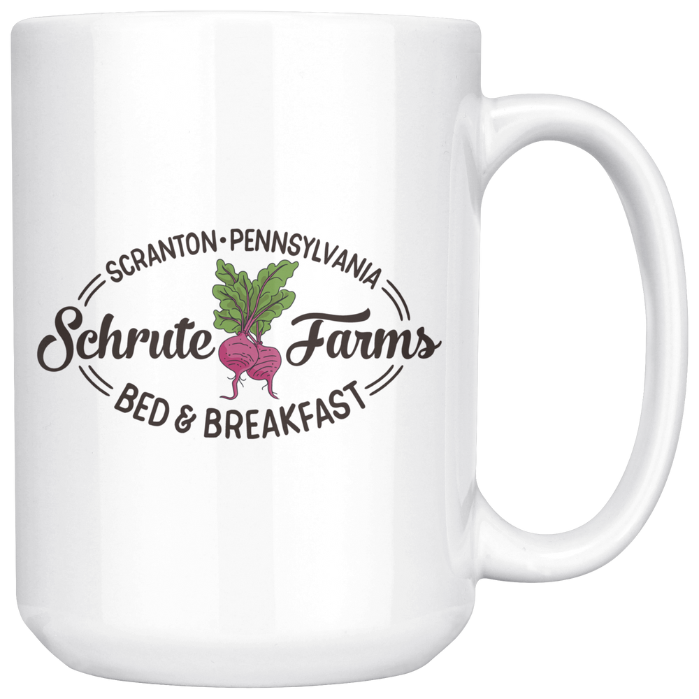 Schrute Farms - Coffee Mug-teelaunch-Moneyline