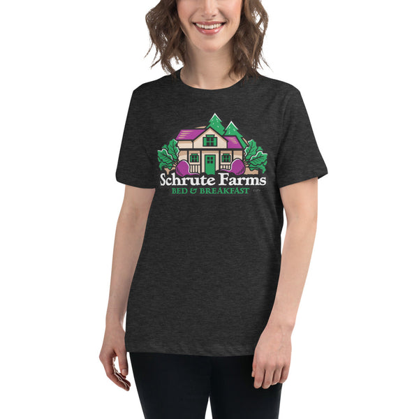 Schrute Farms Farm Women's Relaxed T-Shirt-Moneyline
