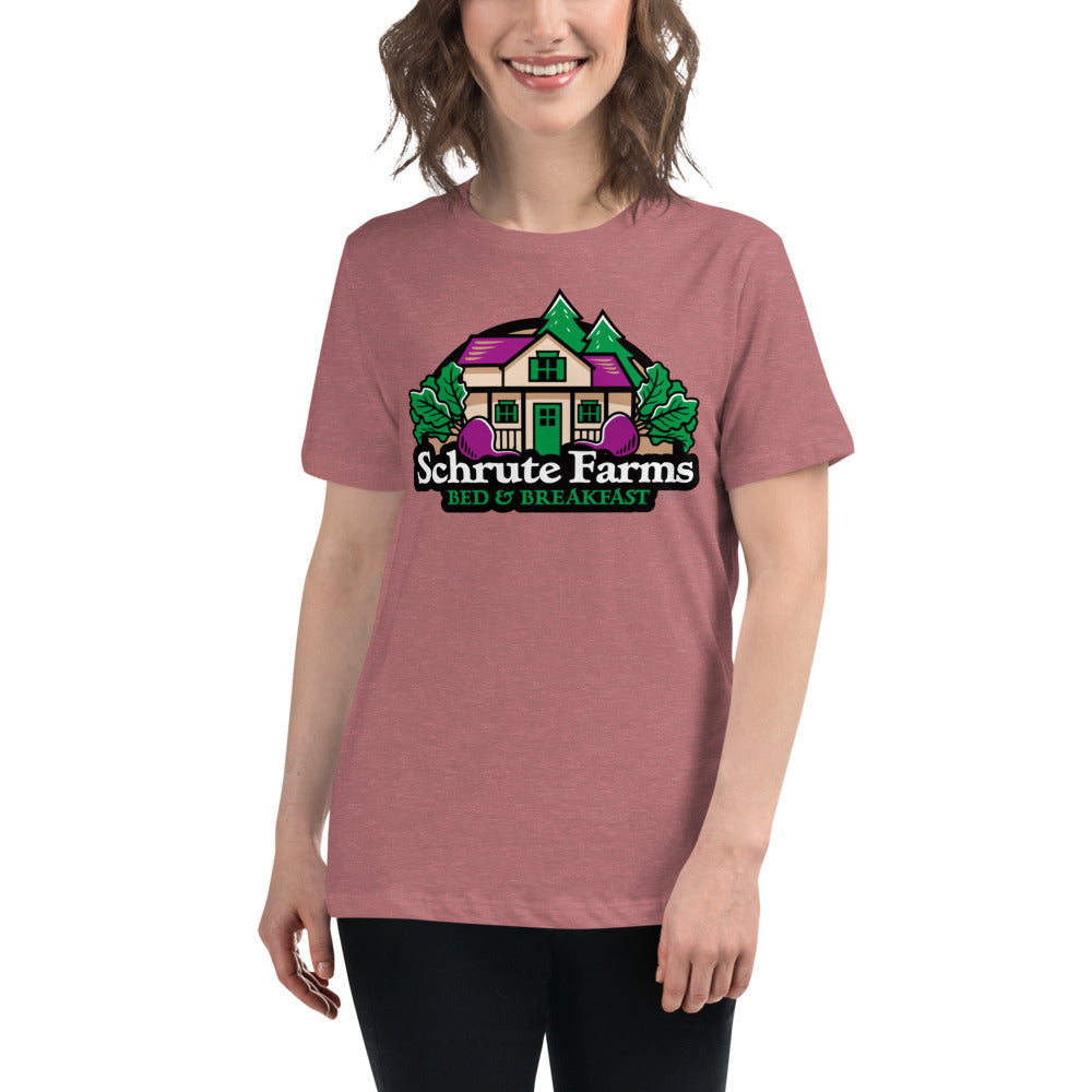 Schrute Farms Farm Women's Relaxed T-Shirt-Moneyline
