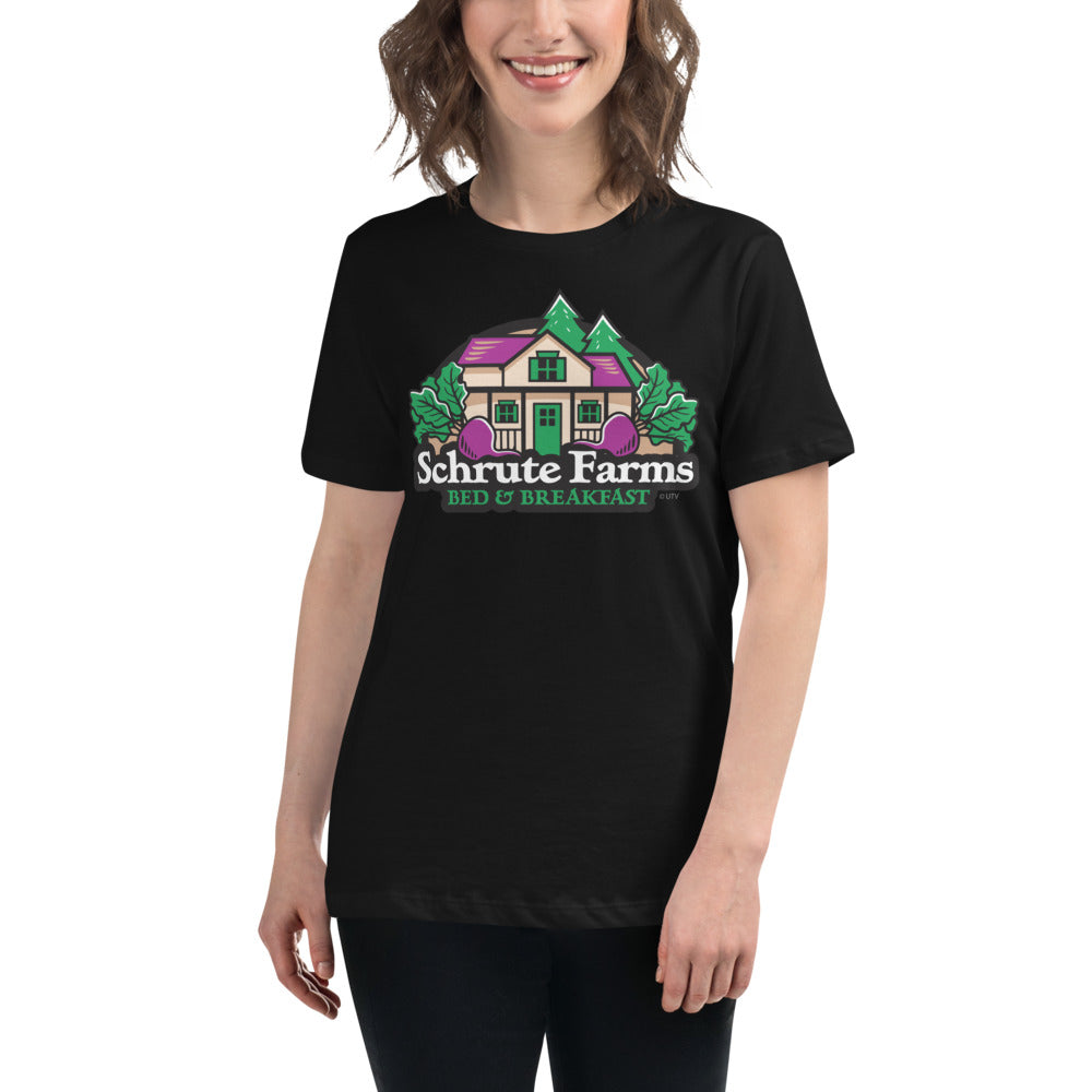 Schrute Farms Farm Women's Relaxed T-Shirt-Moneyline