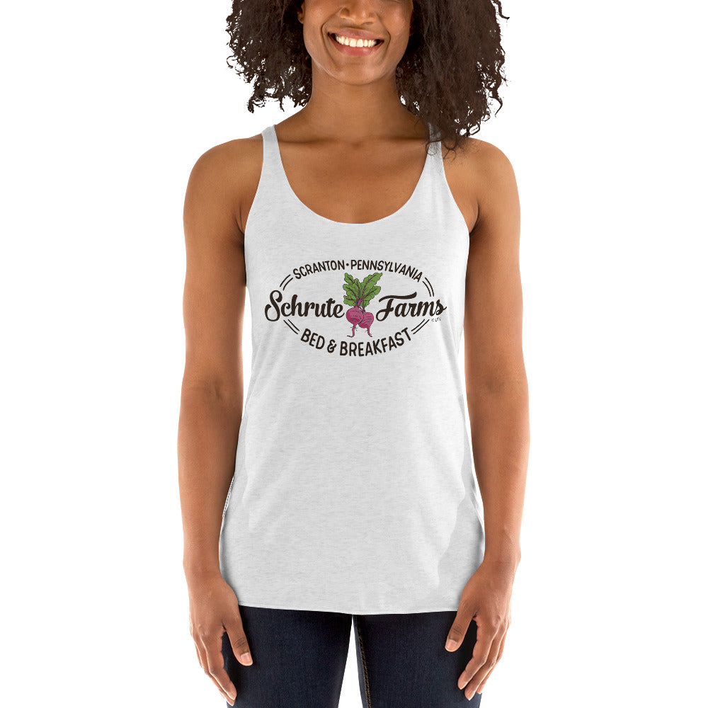 Schrute Farms Women's Racerback Tank-Moneyline