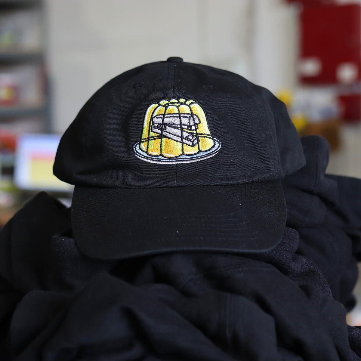 Stapler in Jello Classic Dad Hat Black