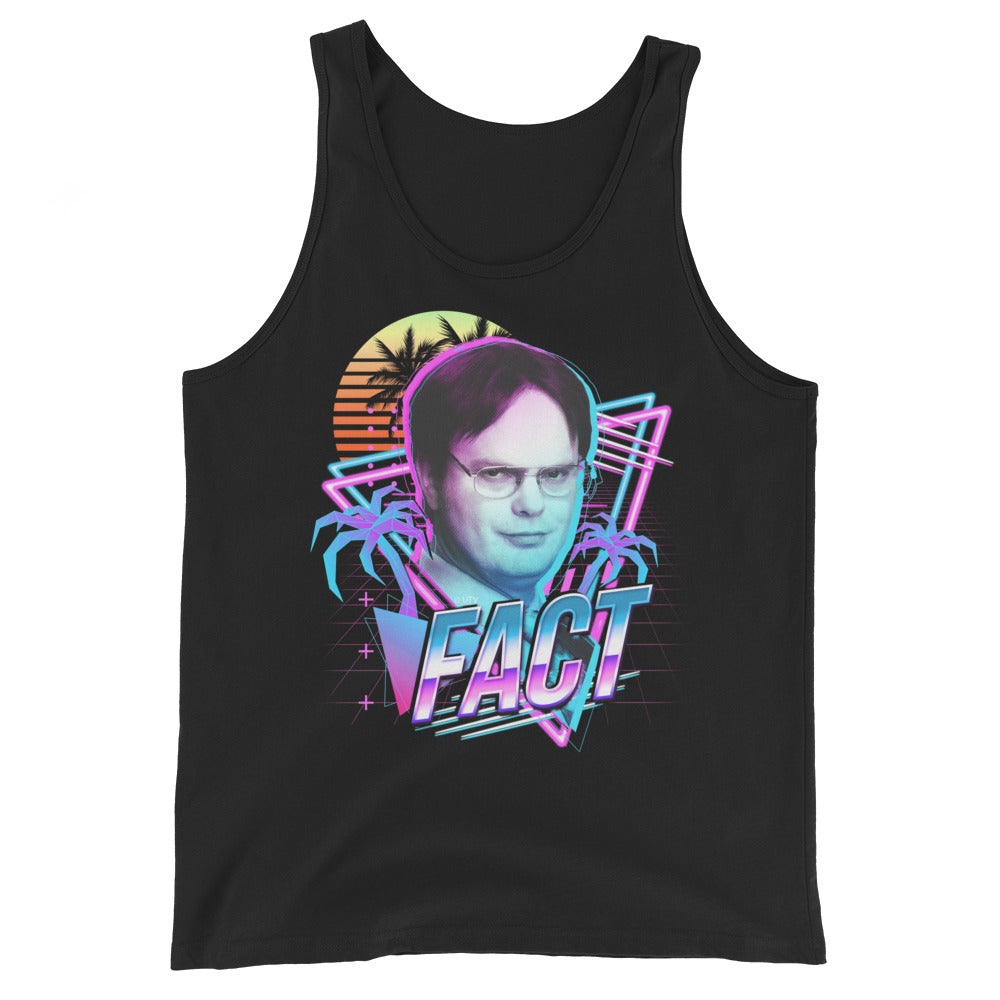 Synthwave Dwight Men's Tank Top-Moneyline