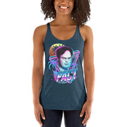 Synthwave Dwight Women's Racerback Tank-Moneyline