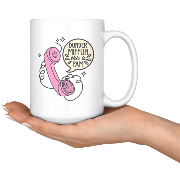 This is Pam - Coffee Mug-Drinkware-Moneyline