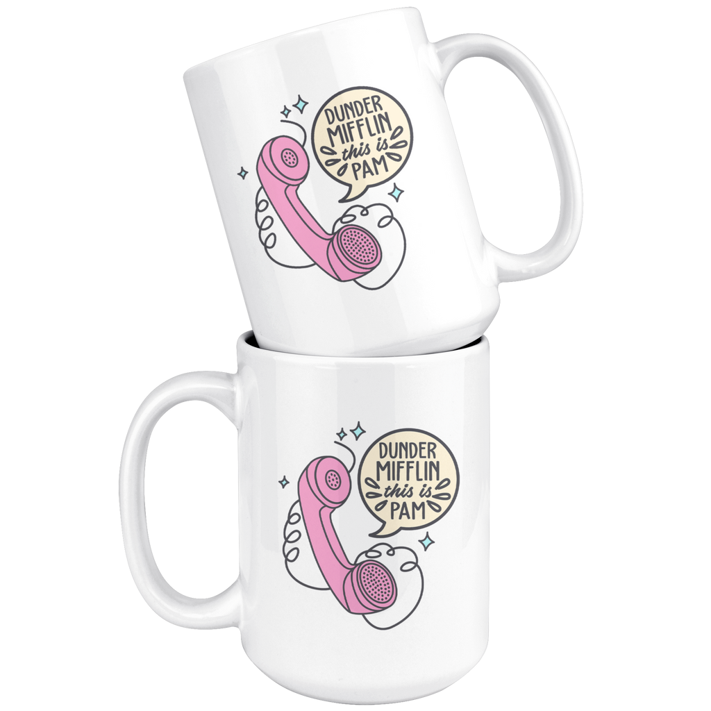 This is Pam - Coffee Mug-Drinkware-Moneyline