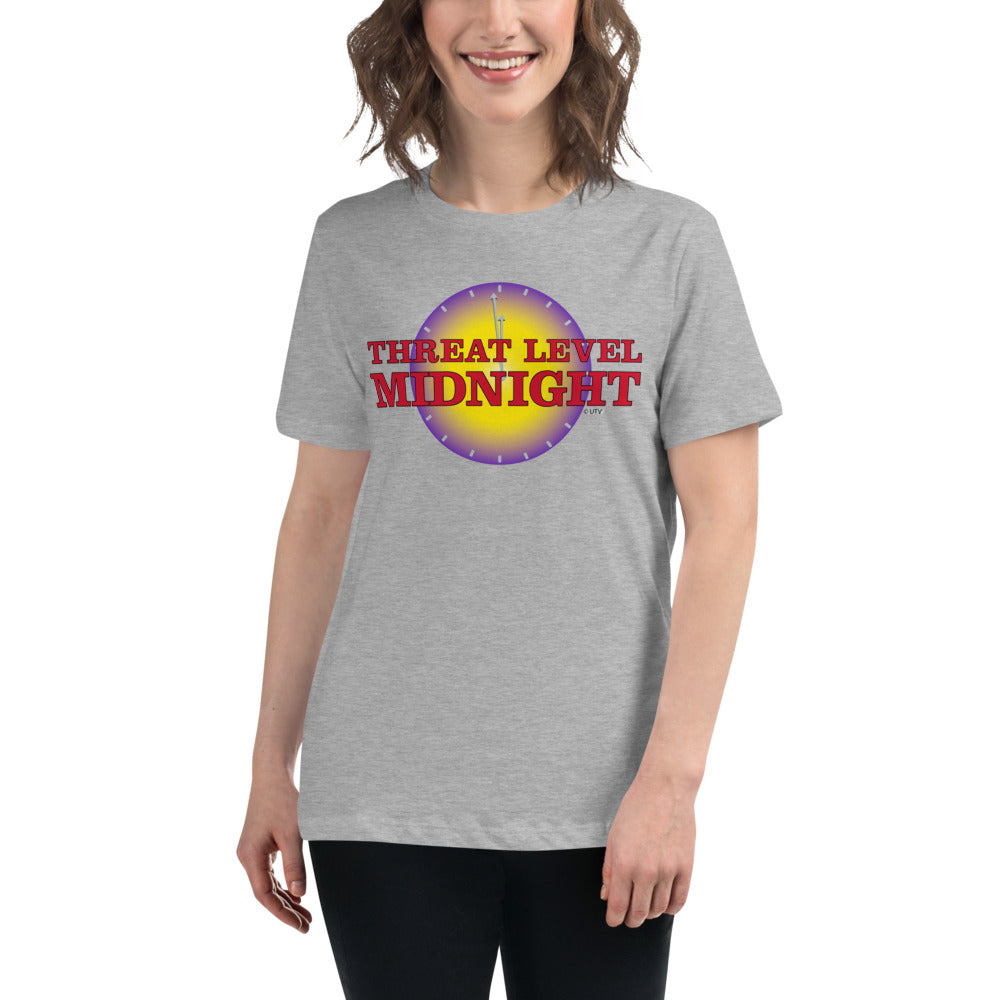 Threat Level Midnight Women's Relaxed T-Shirt-Moneyline