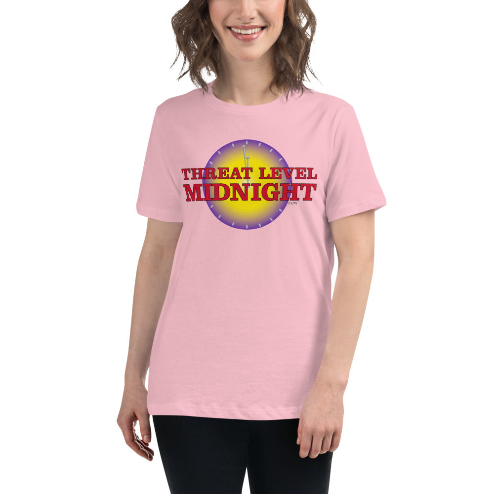 Threat Level Midnight Women's Relaxed T-Shirt-Moneyline
