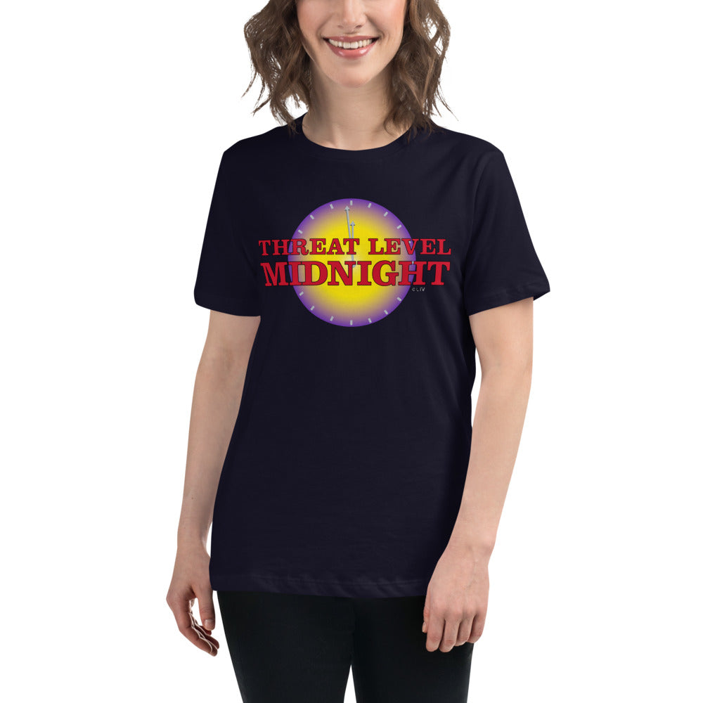 Threat Level Midnight Women's Relaxed T-Shirt-Moneyline