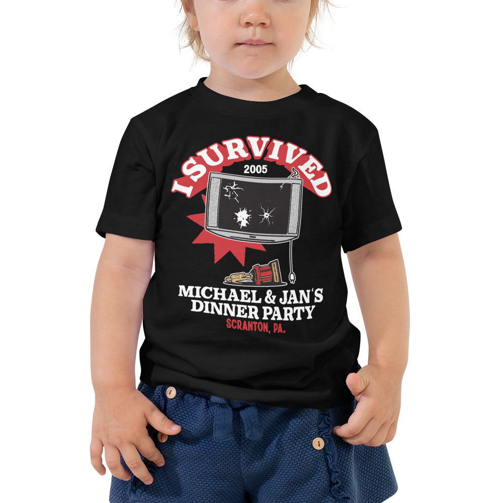 I Survived Michael & Jan's Dinner Party - Toddler Tee