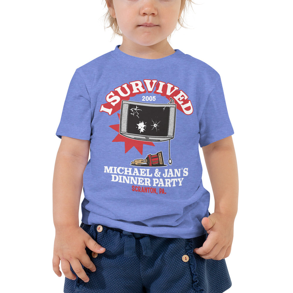 I Survived Michael & Jan's Dinner Party - Toddler Tee