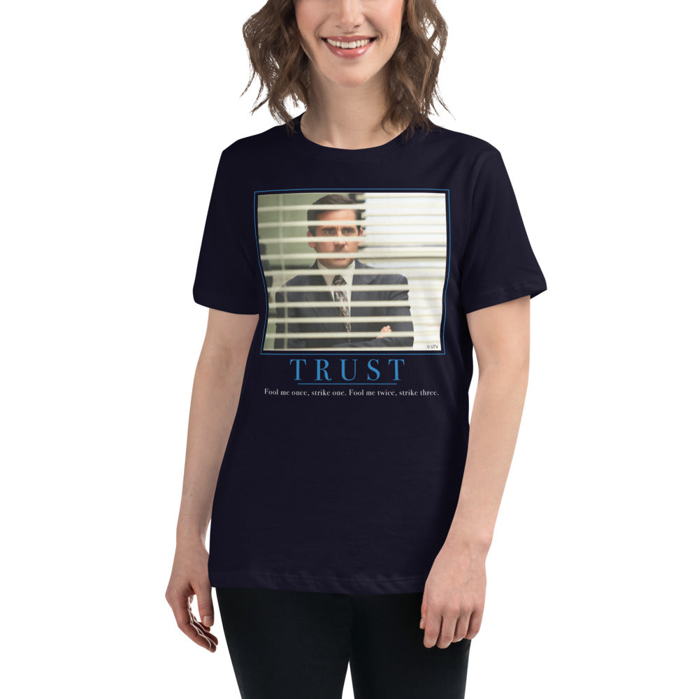 Trust Motivational Women's Relaxed T-Shirt-Moneyline